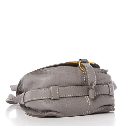 Chloe Calfskin Mini Marcie Round Crossbody Bag Cashmere Grey 4 of 10