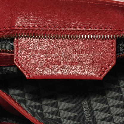 Proenza Schouler Leather PS1 Mini Pouch Messenger Bag Burgundy 7 of 8
