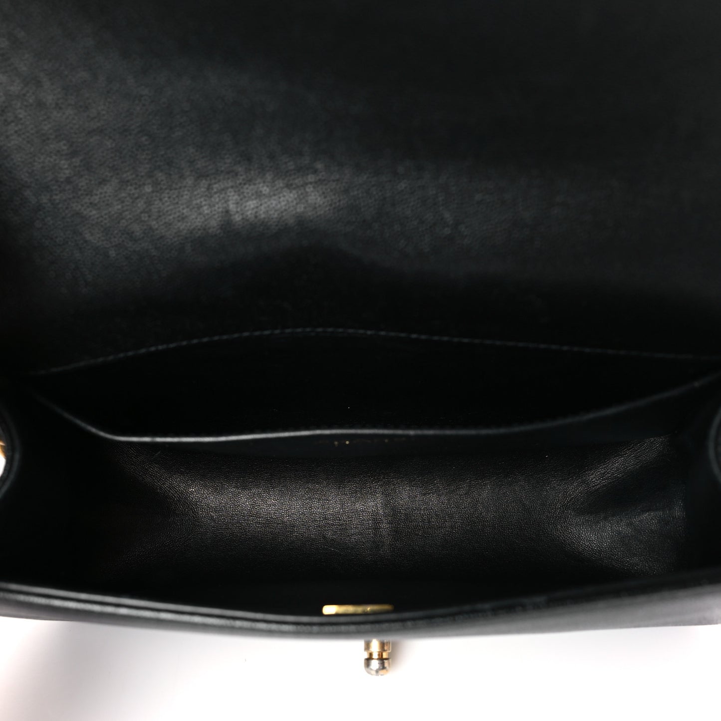 Caviar Quilted Medium Chain Around Boy Flap Black