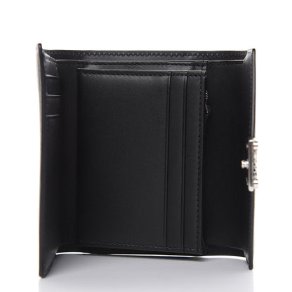 MCM Calfskin Compact Wallet Black 6 of 7