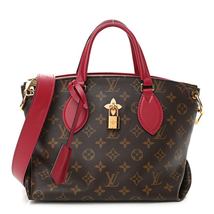 Louis Vuitton Monogram Flower Zipped Tote PM Lie de Vin 1 of 10