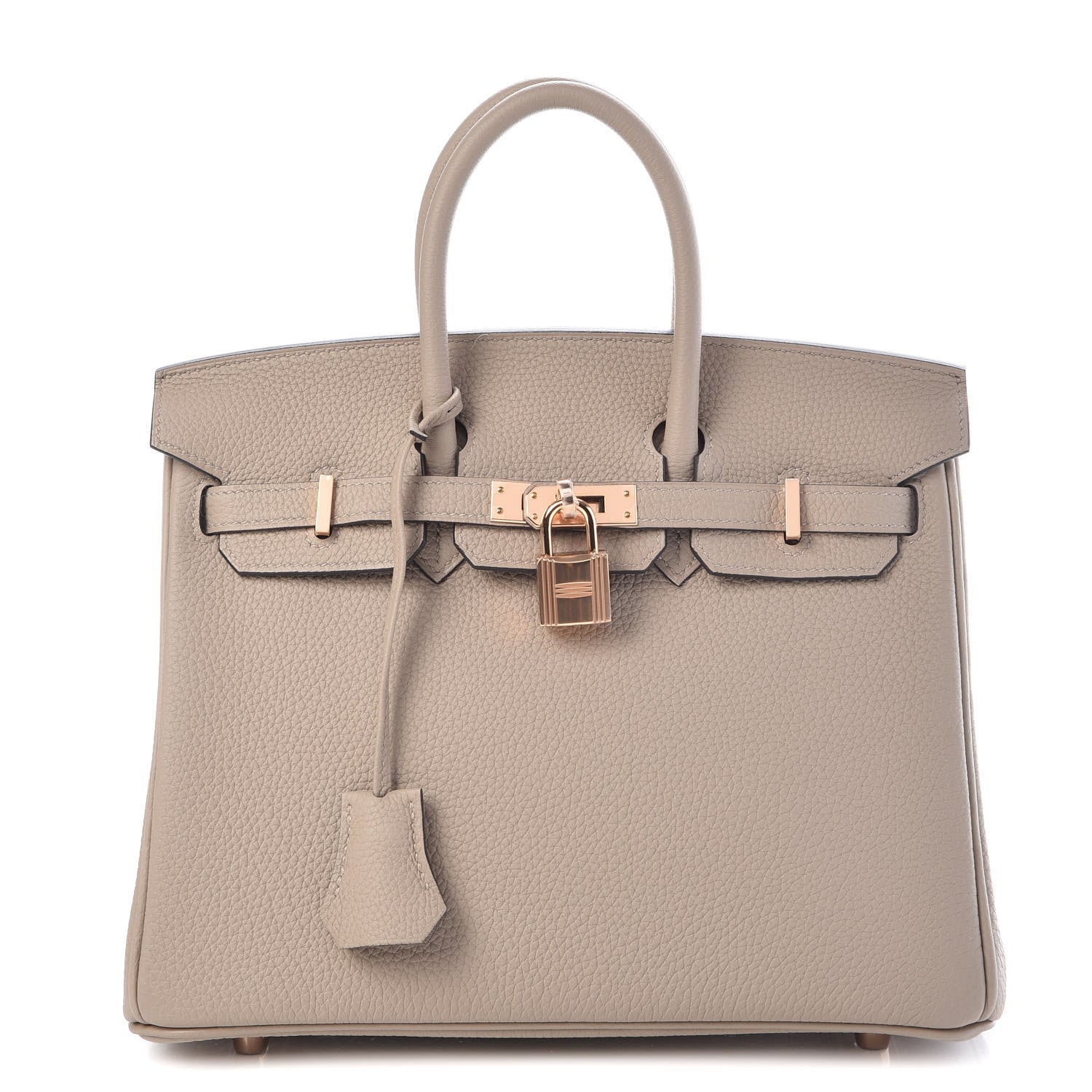 Hermes Togo Birkin 25 Gris Tourterelle 1 of 38