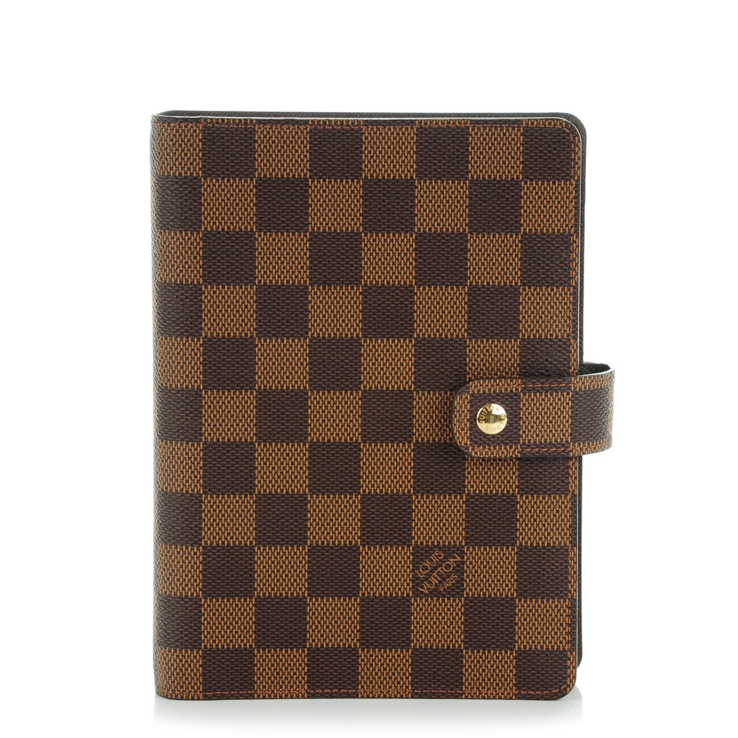 Damier Ebene Medium Ring Agenda Cover