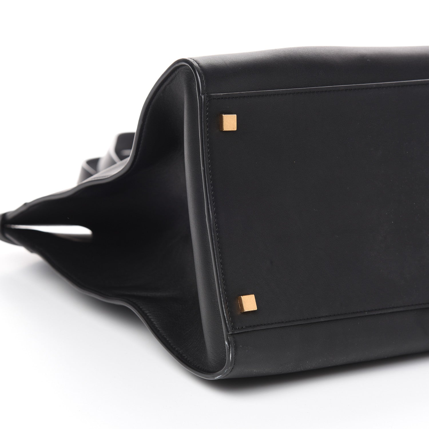 Saint Laurent Calfskin Large Manhattan Shopper Tote Black 9 of 10
