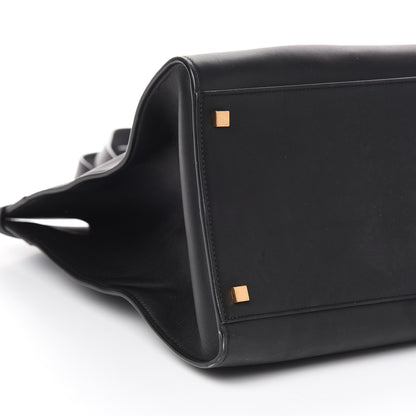 Saint Laurent Calfskin Large Manhattan Shopper Tote Black 9 of 10