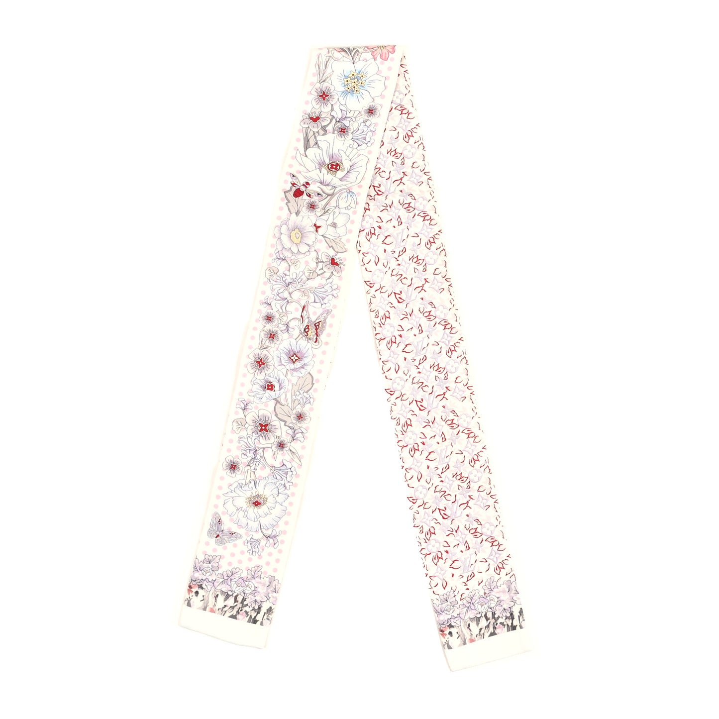 Silk Louis In The Garden Bandeau White