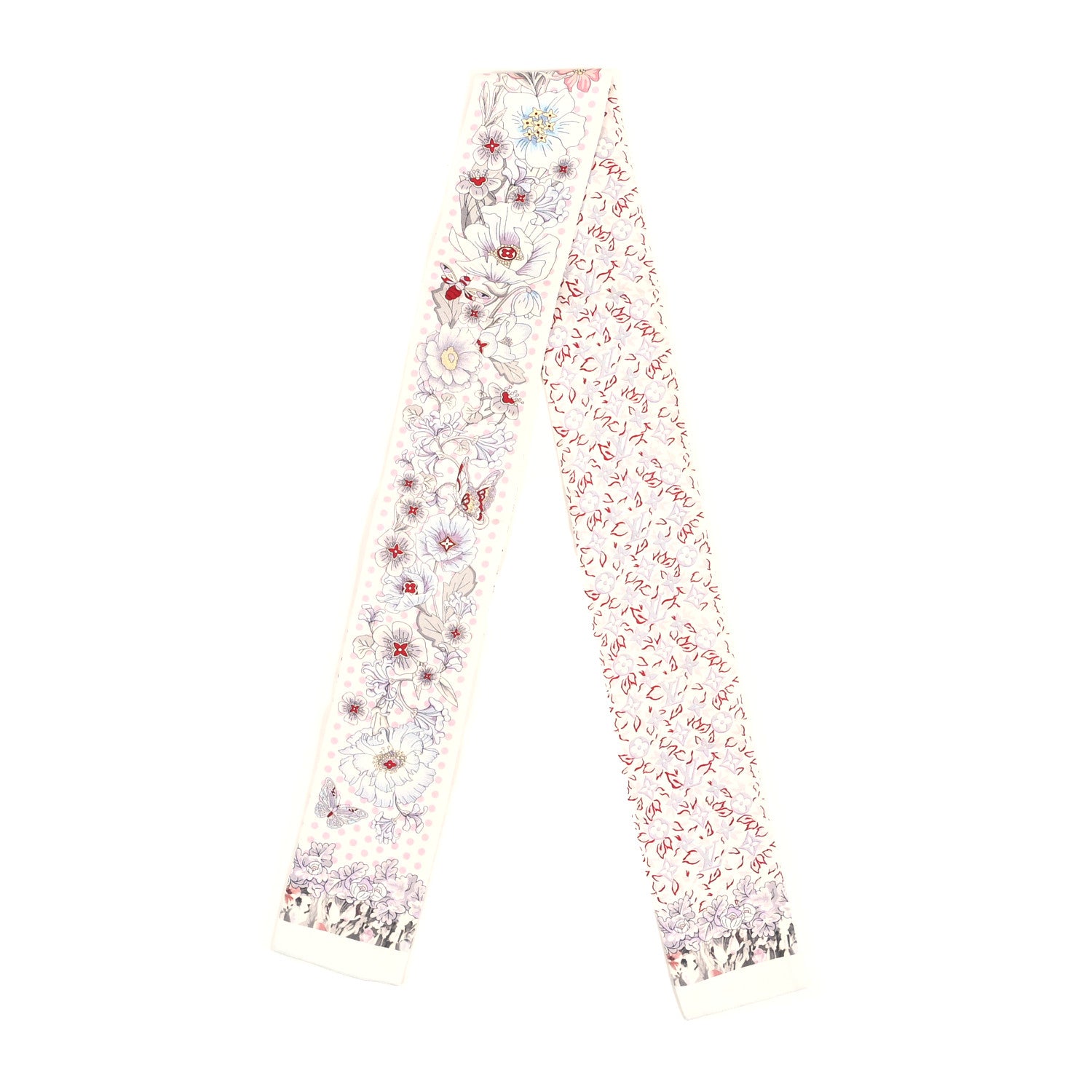 Louis Vuitton Silk Louis In The Garden Bandeau White 1 of 3