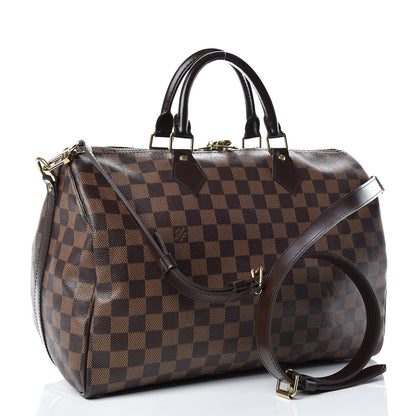 Louis Vuitton Damier Ebene Speedy Bandouliere 35 3 of 21