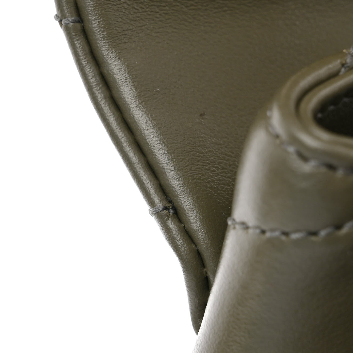 Saint Laurent Calfskin Y Quilted Monogram Medium Loulou Chain Satchel Military Olive 11 of 11