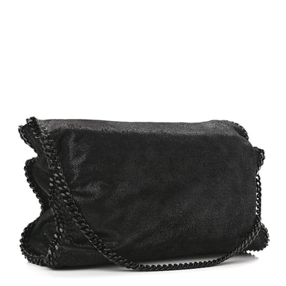 Stella McCartney Shaggy Deer Falabella Fold Over Tote Black 3 of 9