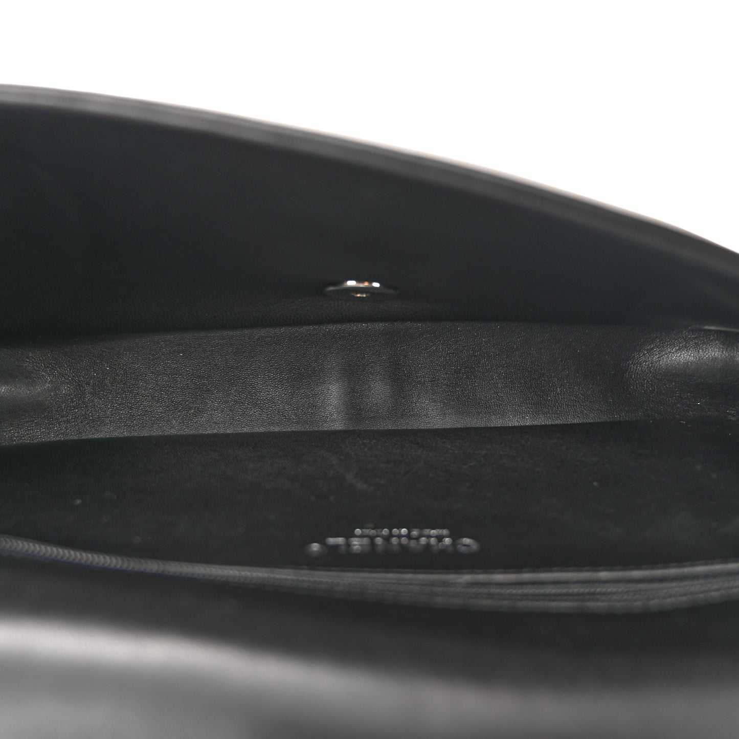 Shearling Lambskin Medium Chanel 100% Flap Black