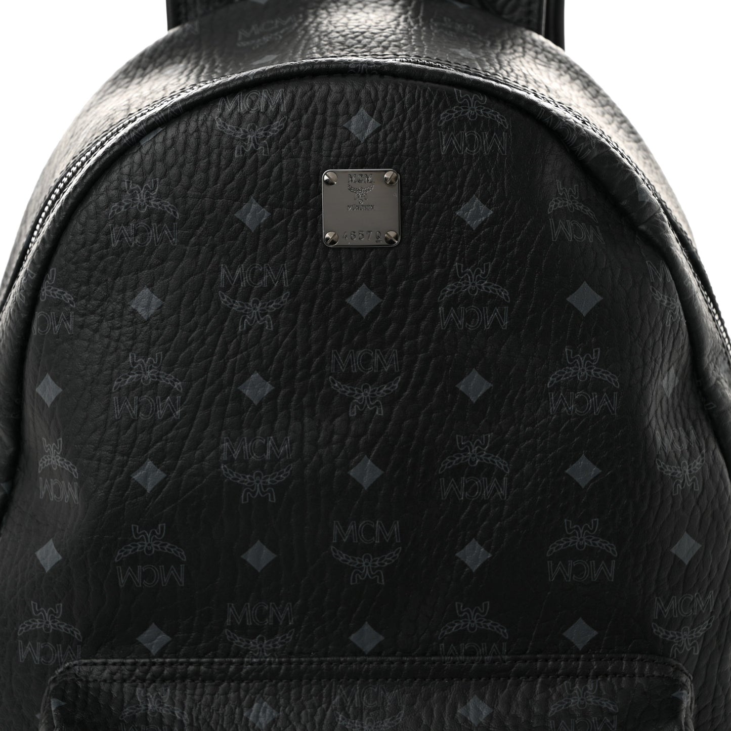 Visetos Medium Side Studs Stark Backpack Black