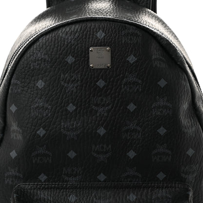 MCM Visetos Medium Side Studs Stark Backpack Black 8 of 12