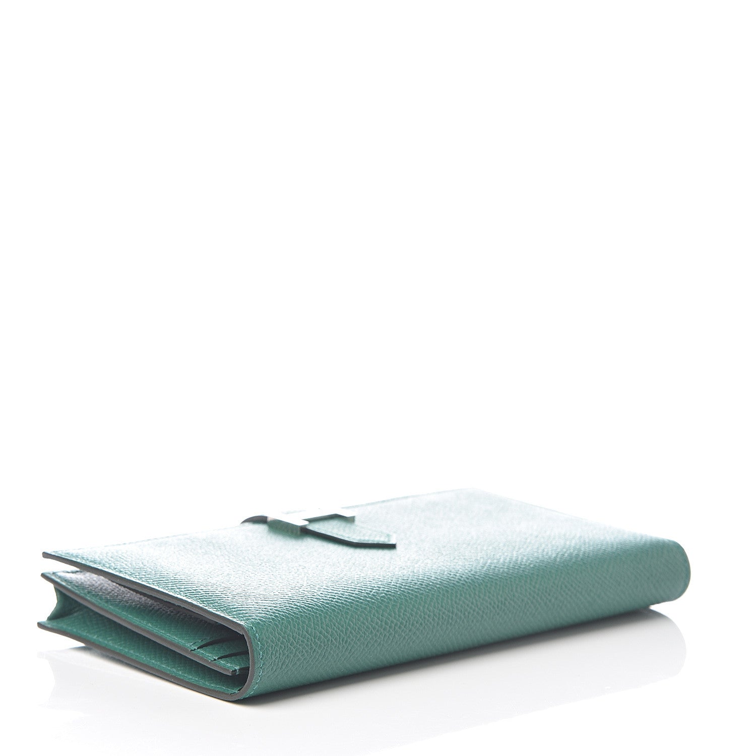 Hermes Epsom Bearn Gusset Wallet Vert Vertigo 3 of 6