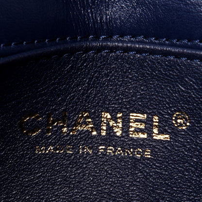 Chanel Aged Calfskin Quilted 2.55 Reissue Flap Belt Bag Clutch Navy 8 of 11