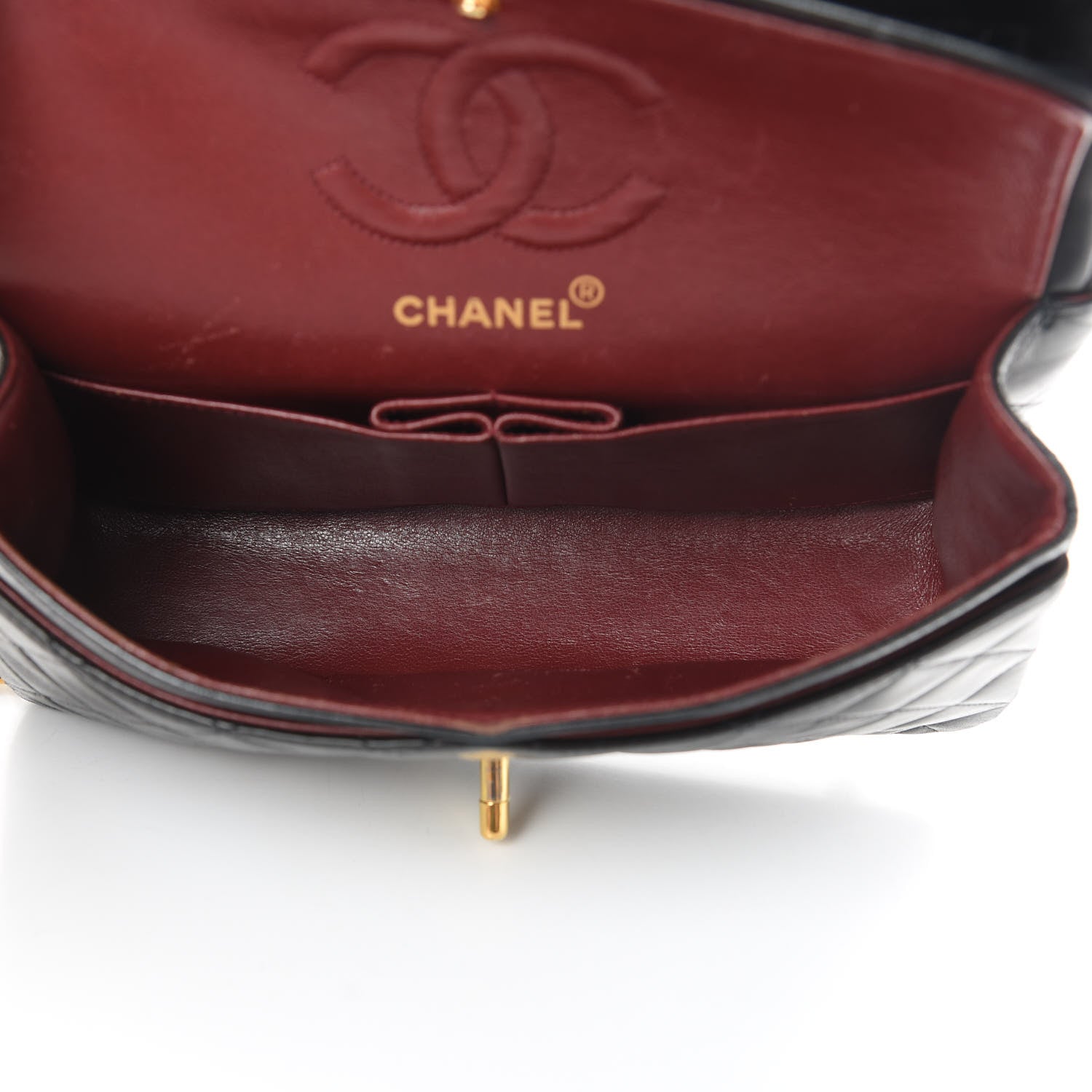 Chanel Lambskin Quilted Small Double Flap Black 5 of 21