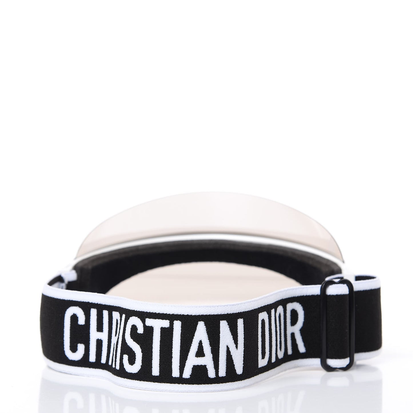 Mirrored DiorClub1 Sun Visor Silver