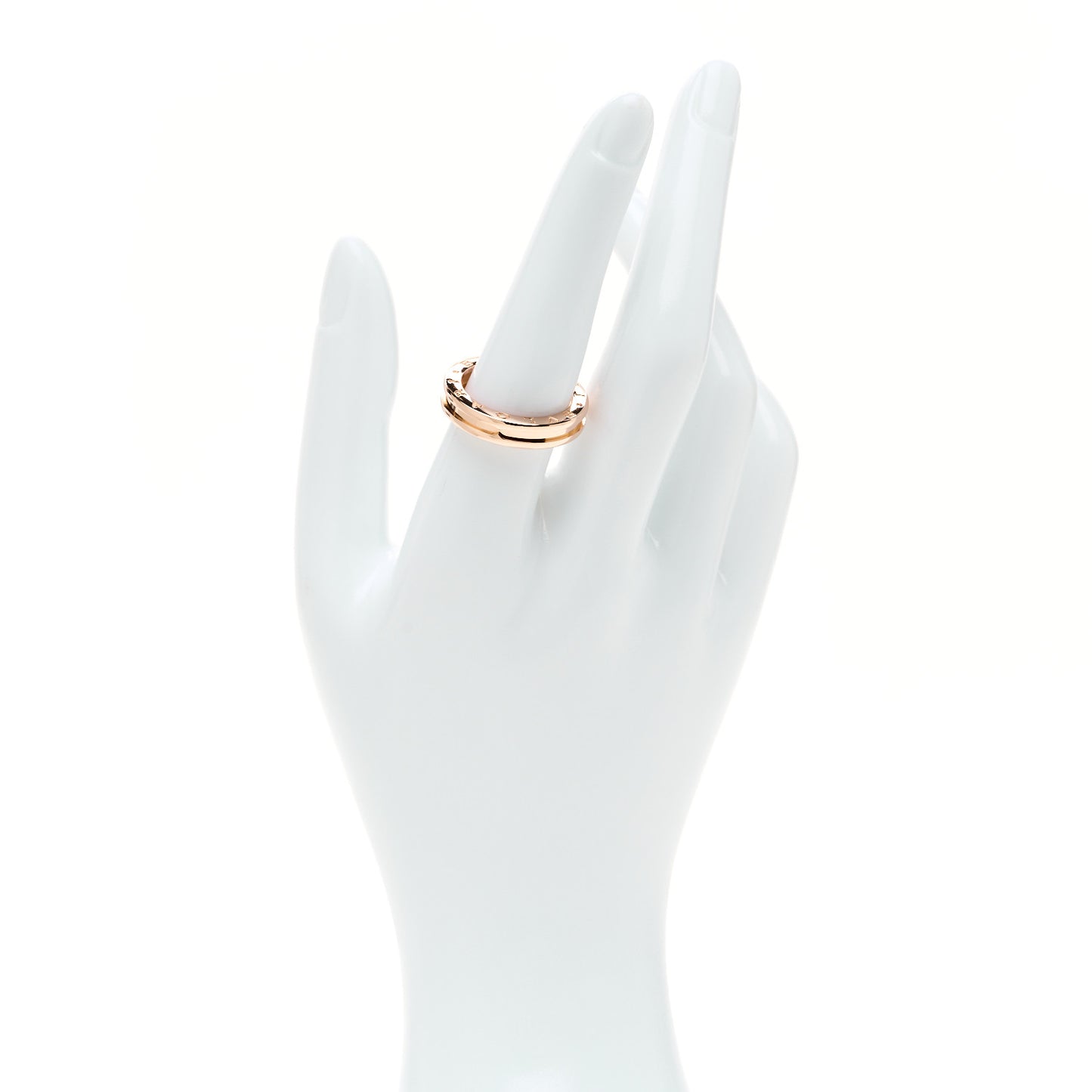18K Rose Gold B.Zero1 One-Band Ring 57 8
