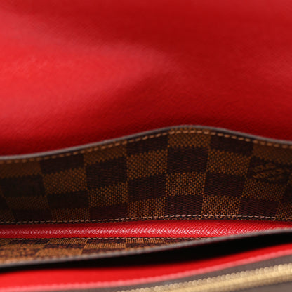 Louis Vuitton Damier Ebene Emilie Wallet Red 6 of 6
