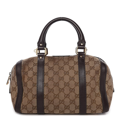 Gucci Monogram Small Boston Dark Brown 1 of 10