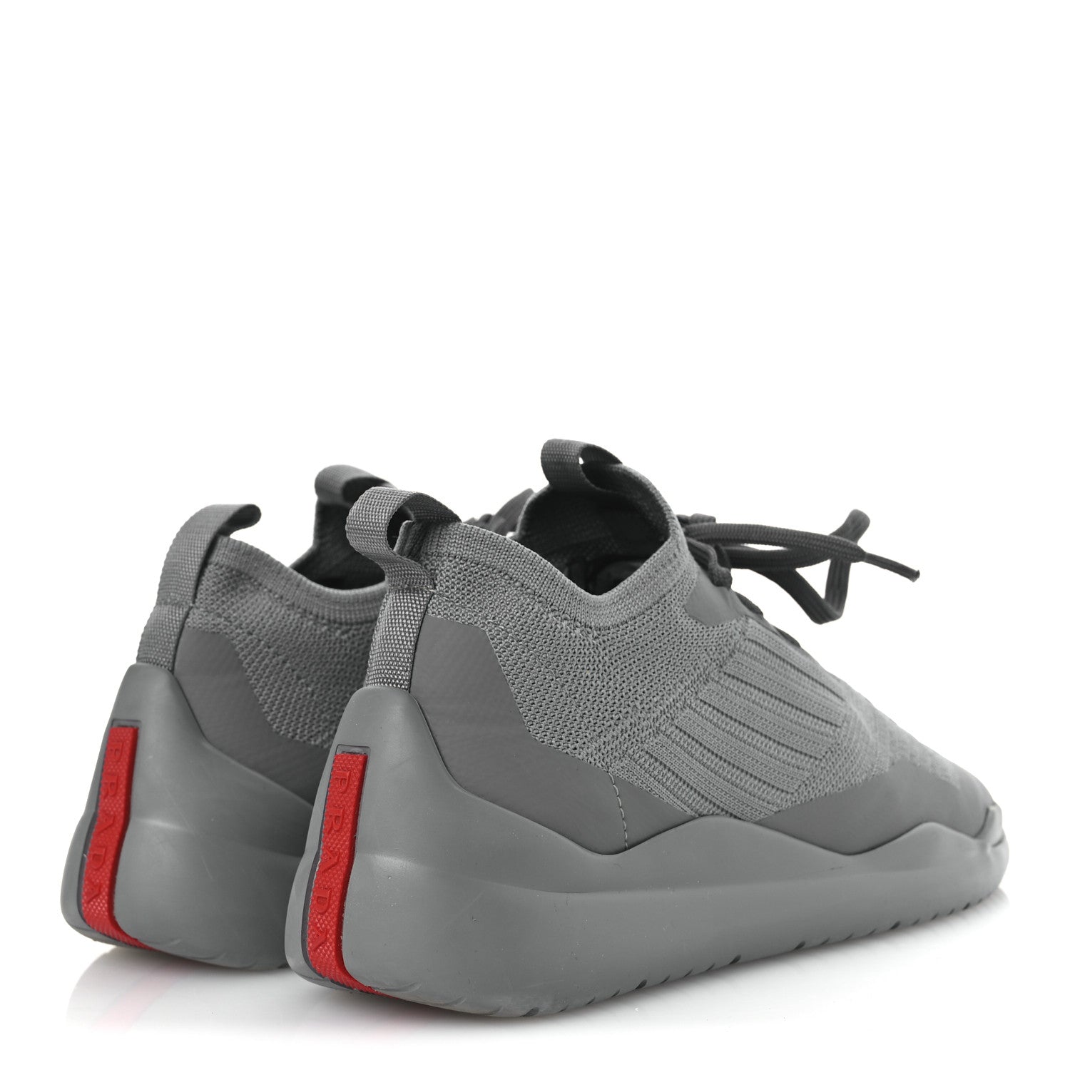 Prada Mesh Neoprene Toblach Low Top Sneakers 35 Acciaio 5 of 16