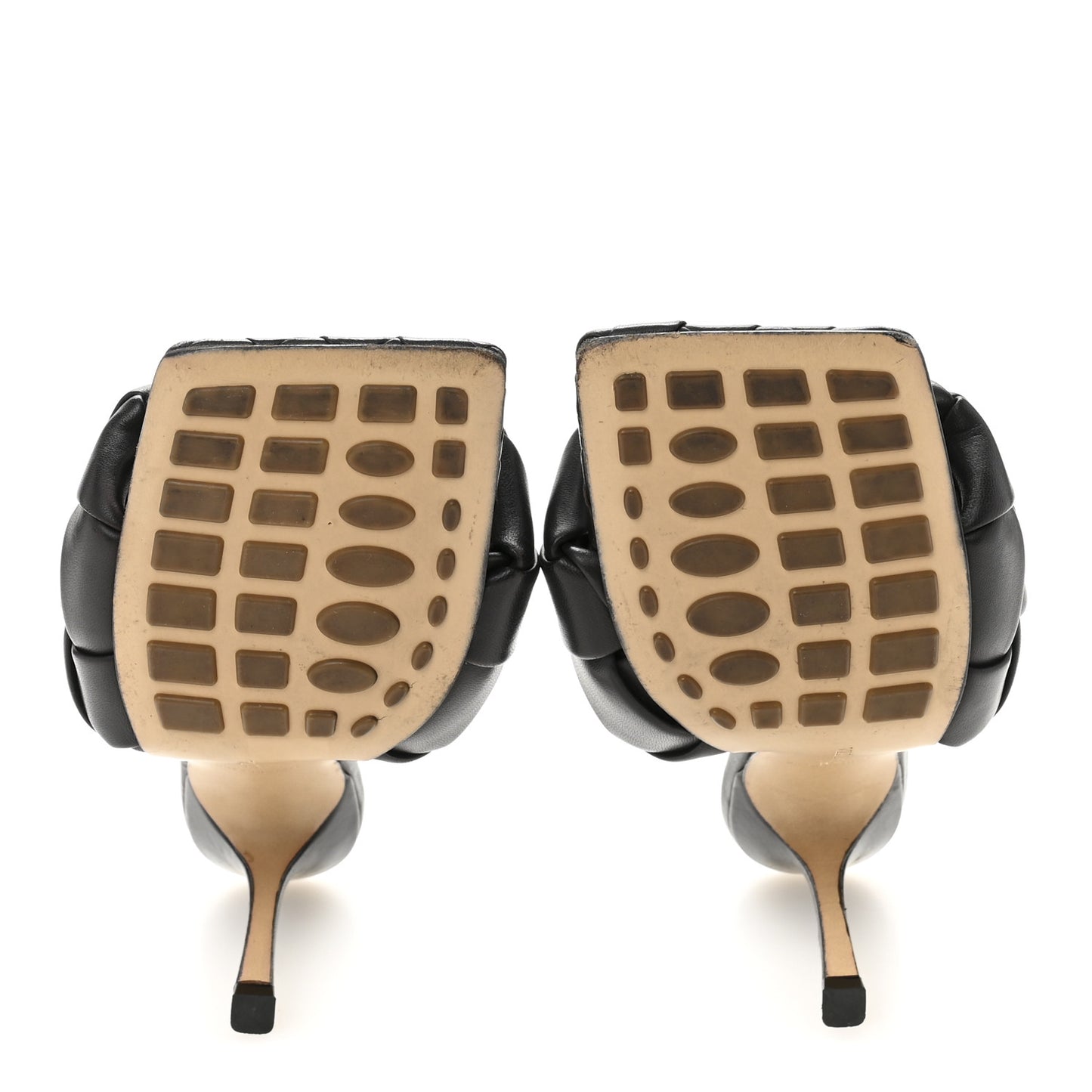 Nappa Maxi Intrecciato Lido Mule Sandals 39 Fondant