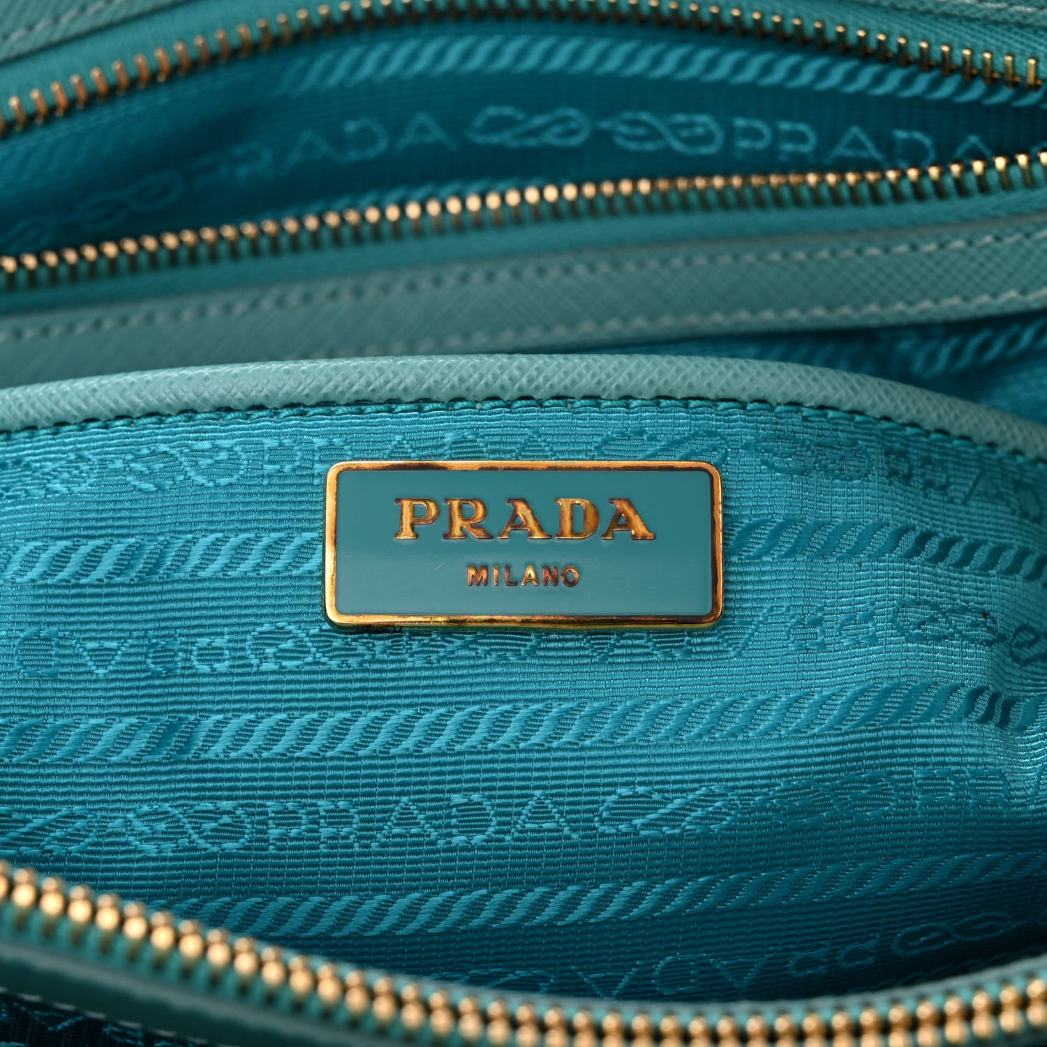 Prada Saffiano Lux Large Promenade Tote Anice 7 of 13