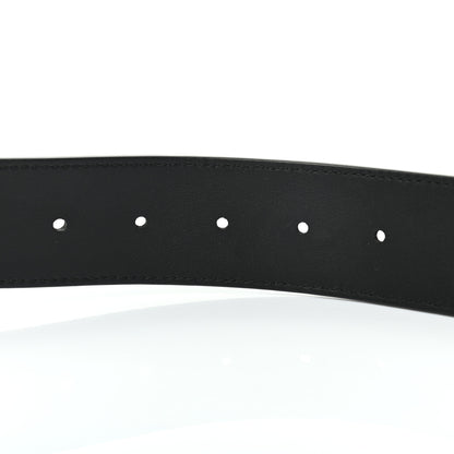 Gucci Moon Calfskin Pearl Double G 40mm Belt 95 38 Black Cream 8 of 12