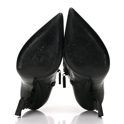Saint Laurent Calfskin Opyum Ankle Boots 38 Black 5 of 7