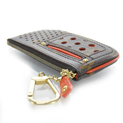 Louis Vuitton Monogram Perforated Key Pouch Orange 3 of 7