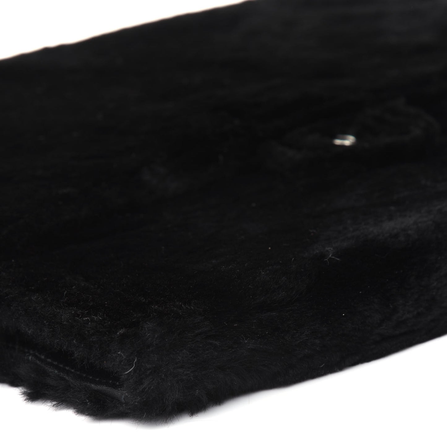 Rabbit Fur iPad Case Black