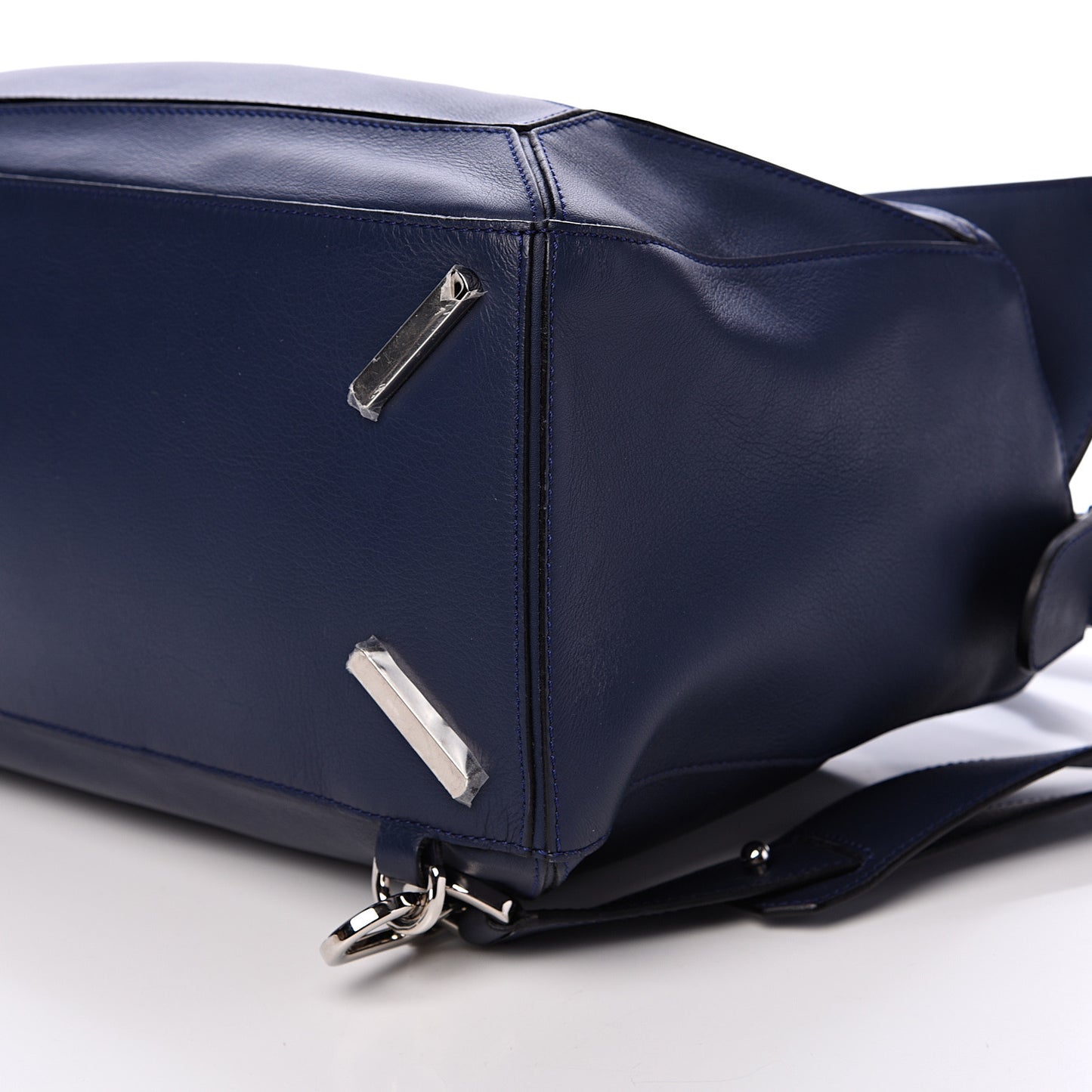 Calfskin Large Puzzle Bag Deep Blue
