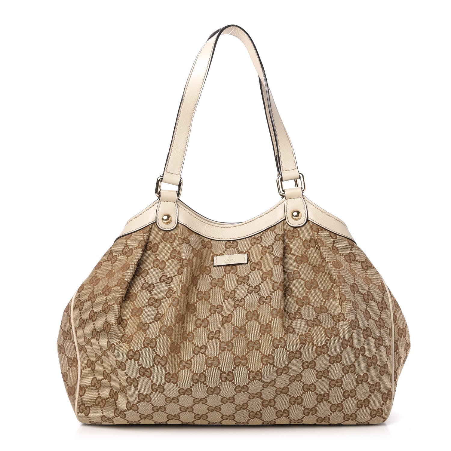 Gucci Monogram Shoulder Bag White 1 of 10
