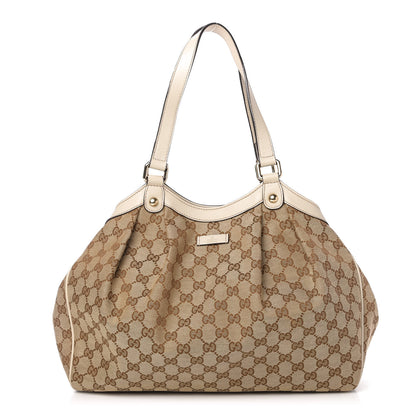Gucci Monogram Shoulder Bag White 1 of 10