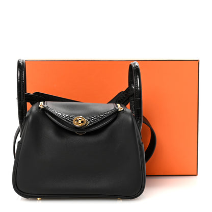 Hermes Swift Matte Alligator Mini Touch Lindy 20 Black 19 of 19