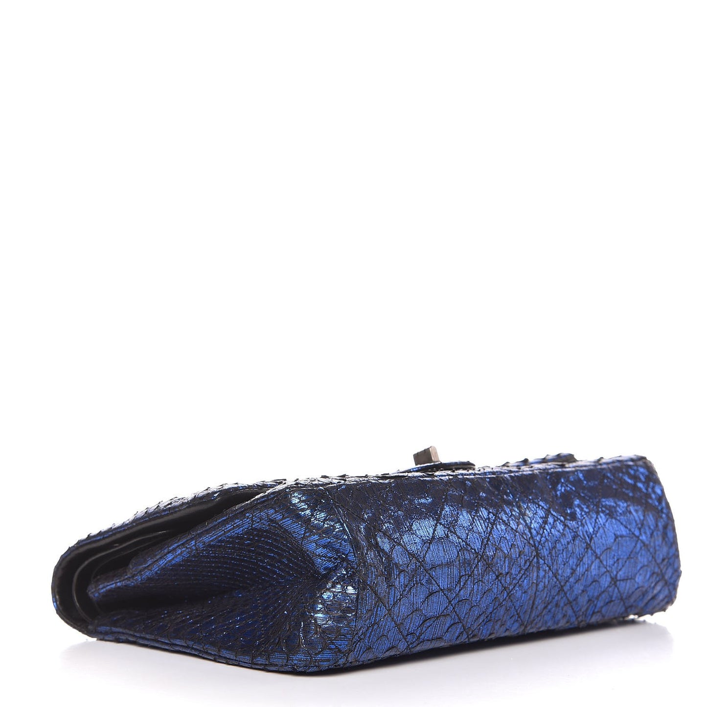 Metallic Python Quilted 2.55 Reissue 226 Flap Blue