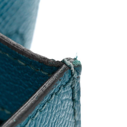 Hermes Epsom Kelly Sellier 32 Bleu Izmir 14 of 16