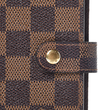 Louis Vuitton Damier Ebene Small Ring Agenda Cover 9 of 17