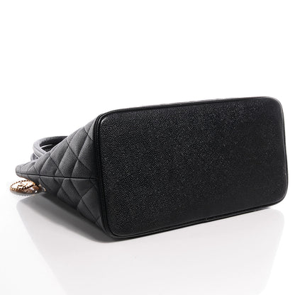 Chanel Caviar Quilted Medallion Tote Black 4 of 7