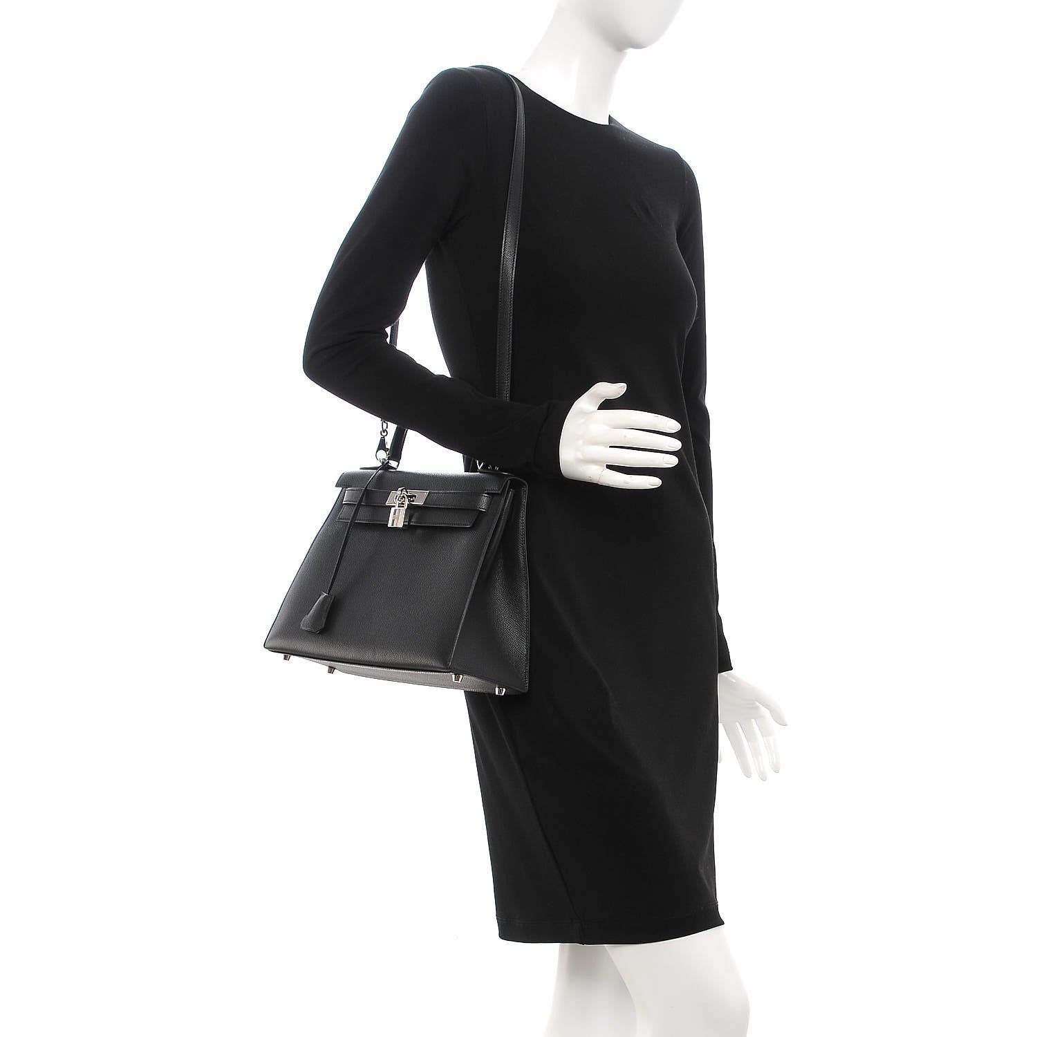 Hermes Epsom Kelly Sellier 28 Black 2 of 36