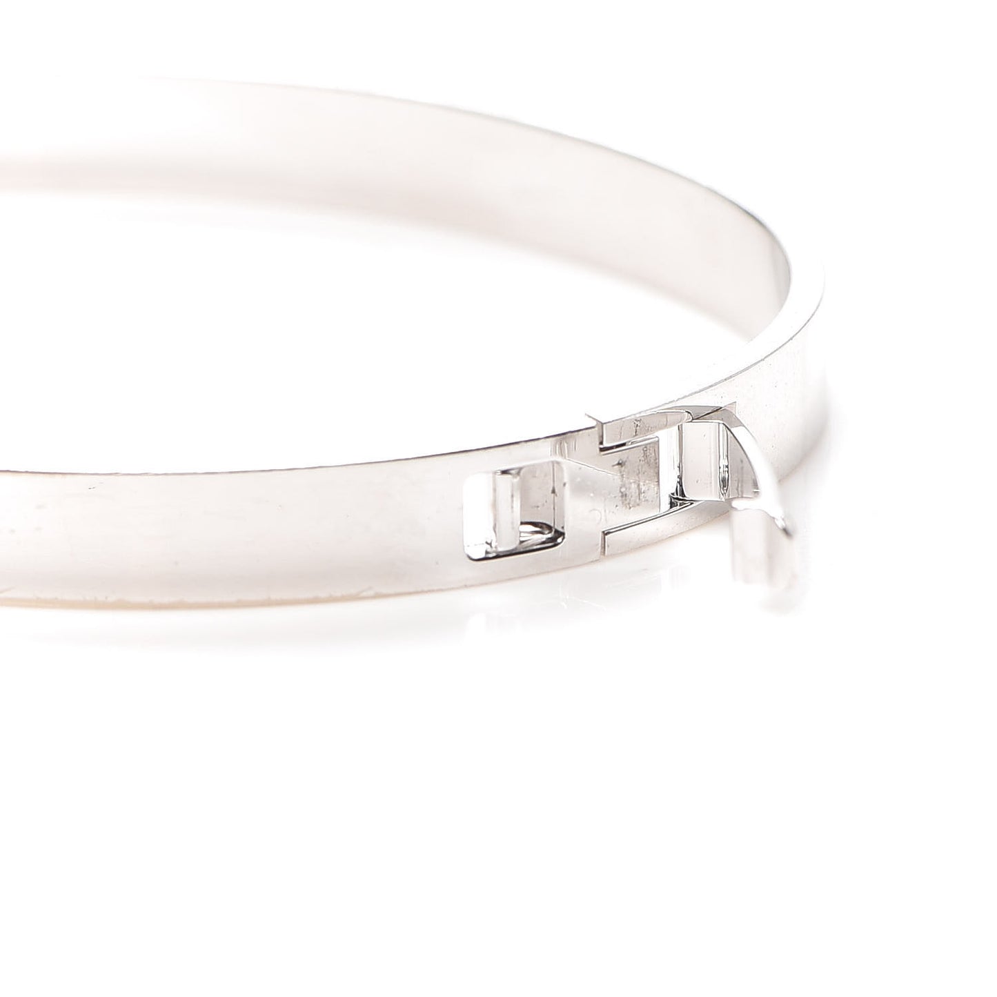 18K White Gold Diamond PM H D'Ancre Bracelet SH