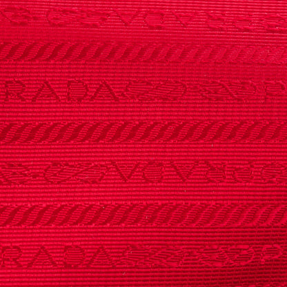 Miu Miu PRADA Vitello Shine Double Zip Tote Rosso 8 of 8