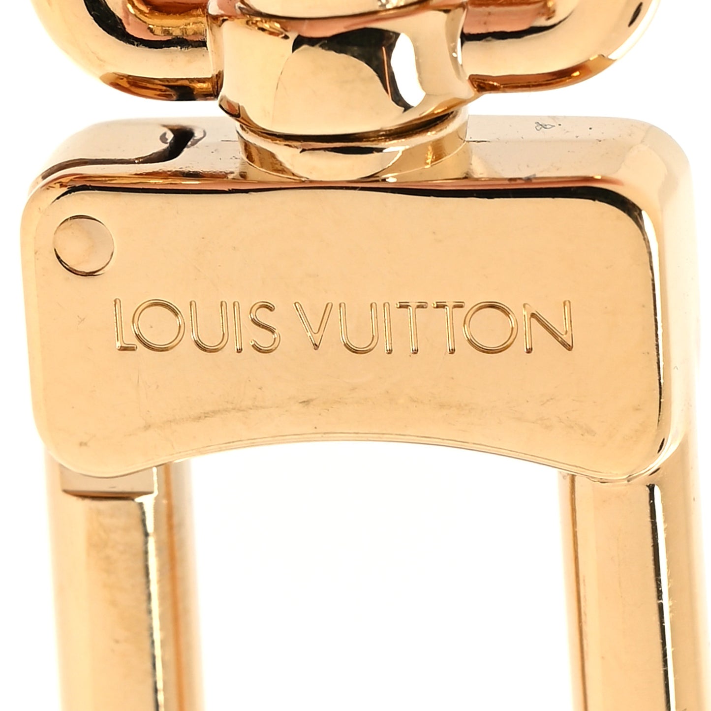 LV Bag Charm Key Holder Rouge Light Pink