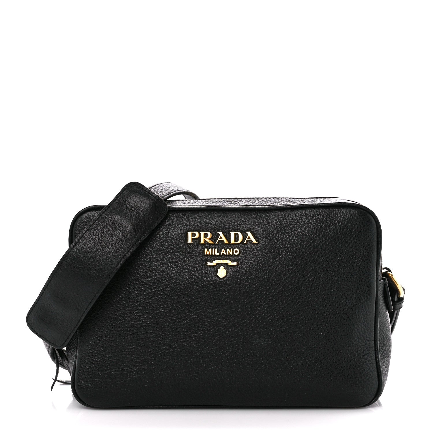 Prada Vitello Phenix Camera Bag Black 1 of 12