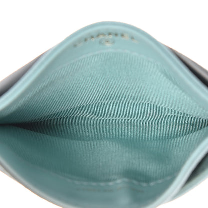 Chanel Caviar Quilted Boy Card Holder Blue 5 of 8