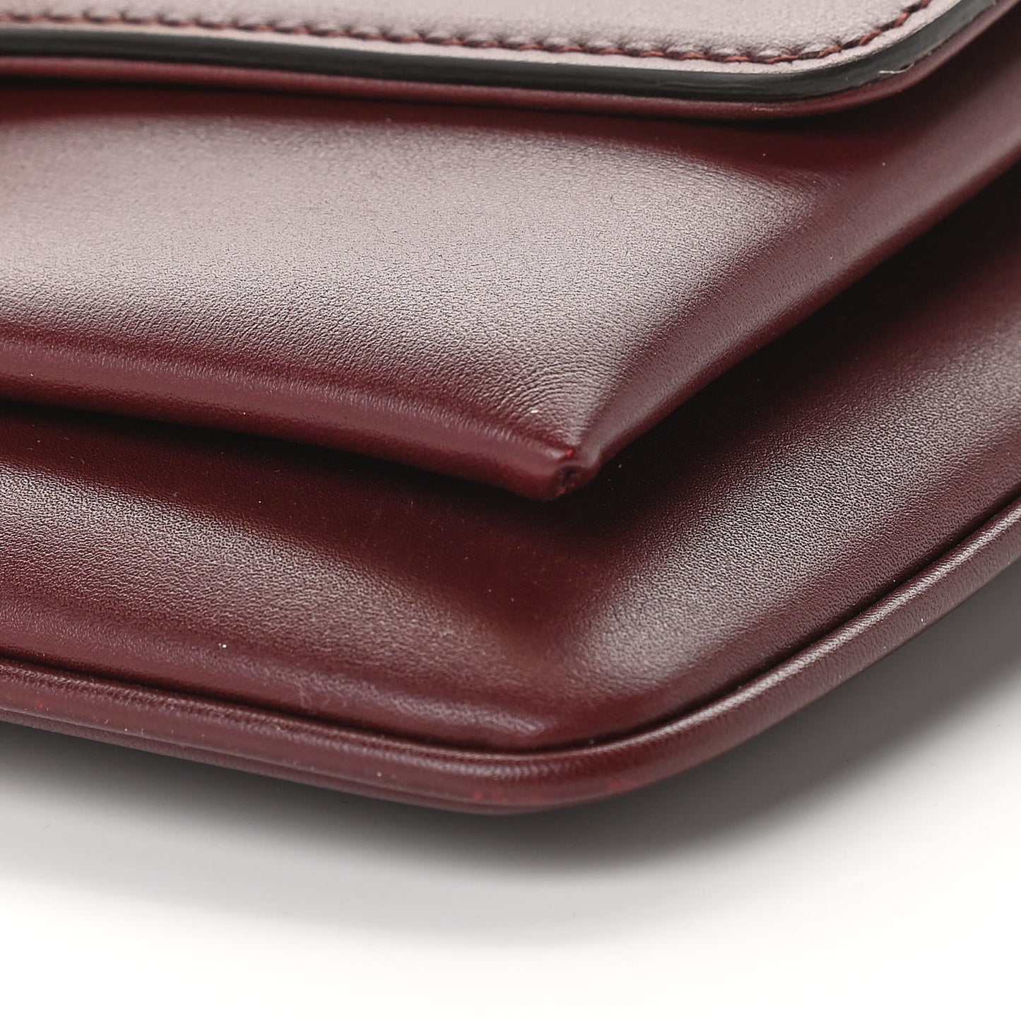 Vitello Palmellato Lux Small Arli Flap Shoulder Bag Vintage Bordeaux