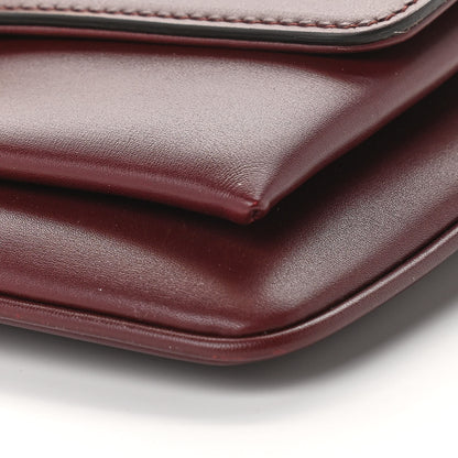 Gucci Vitello Palmellato Lux Small Arli Flap Shoulder Bag Vintage Bordeaux 10 of 12