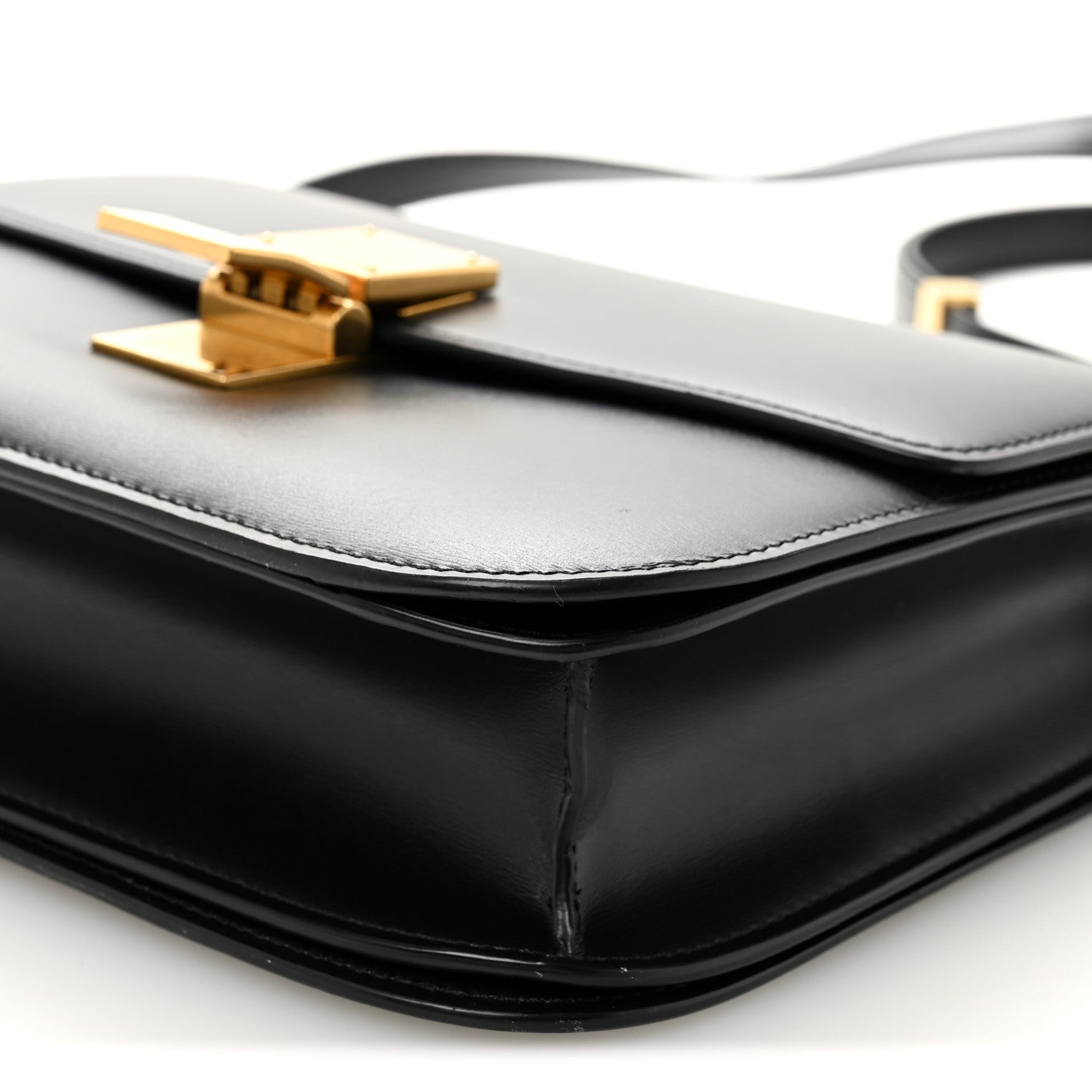 Celine Box Calfskin Medium Classic Box Flap Bag Black 19 of 19