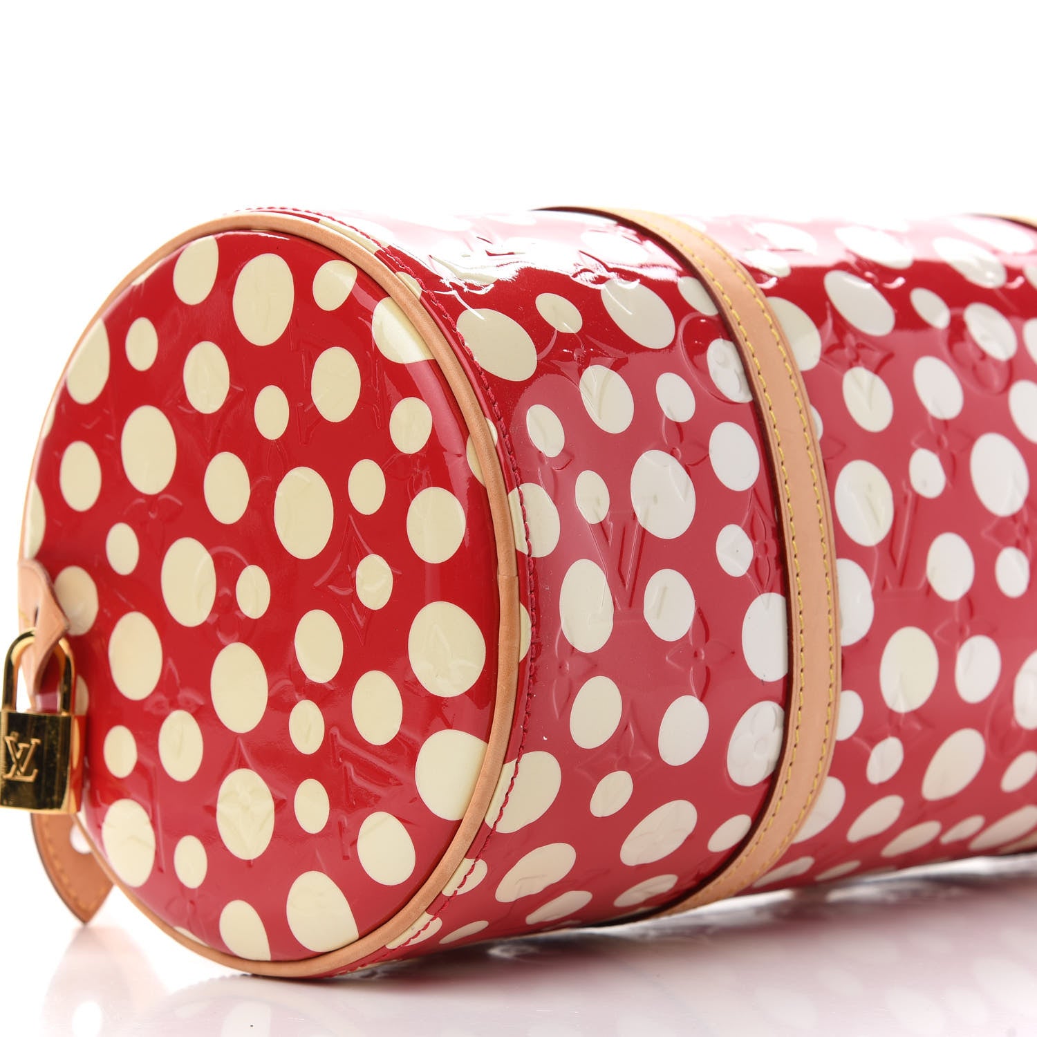 Louis Vuitton Vernis Kusama Infinity Dots Papillon 30 Red 7 of 9