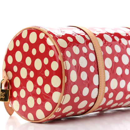 Louis Vuitton Vernis Kusama Infinity Dots Papillon 30 Red 7 of 9